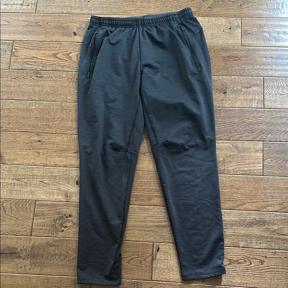 REI Black Sweatpants with Elastic Waistband and Tapered Ankles